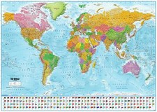 Poster XXL Carte du monde avec