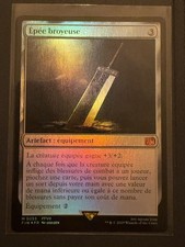 Mtg FIN Final Fantasy - Sword Crusher Buster Sword FR -NM FOIL French