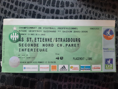 Ticket foot saint - ",