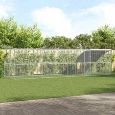 Cage à poules Argent Acier