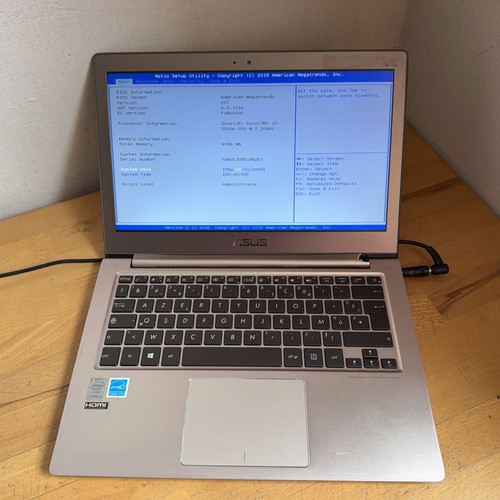 Portable asus zenbook - pc,