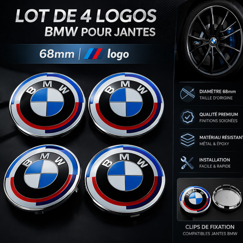Lot logos bmw - de, 68mm