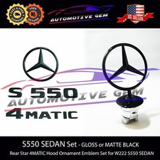 S550 4MATIC Rear Star Emblem