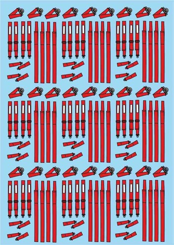 Decals ref hsr harnais de - 1/24,