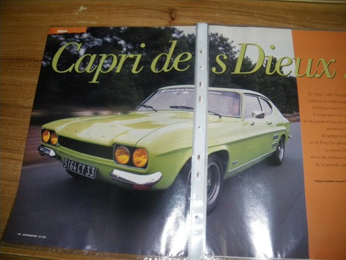 Essai ford capri - essai............ford,