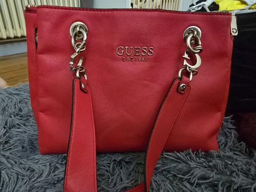 Guess sac rouge comme neuf - sac,