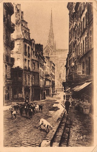 Paris rue haut - rue,