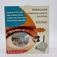 Wireless Surveillance System 1.2 GHz Wireless Camera Connects To TV & VCR LJ-220