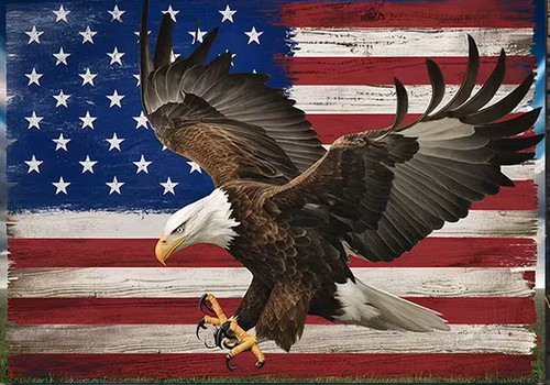 Drapeau usa aigle - drapeau,