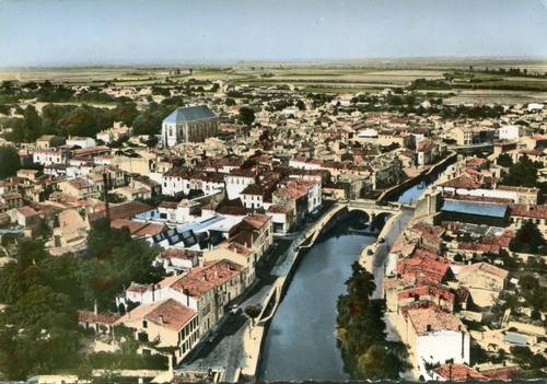 Carte marans vue panoramique - marans,