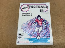 PANINI FOOTBALL 81 EMPTY ALBUM