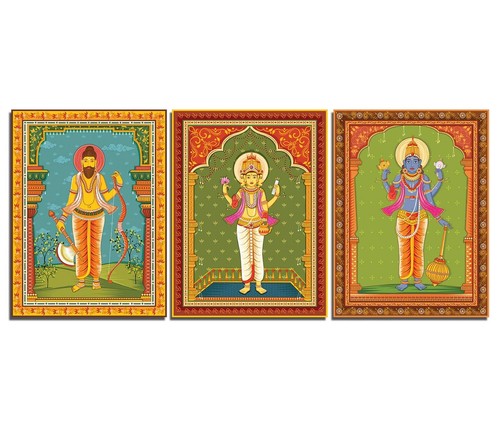 Pattachitra indien dieu - pattachitra,