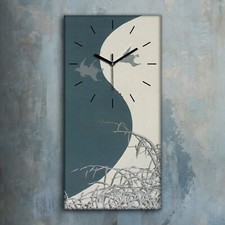 Horloge décorative sur toile