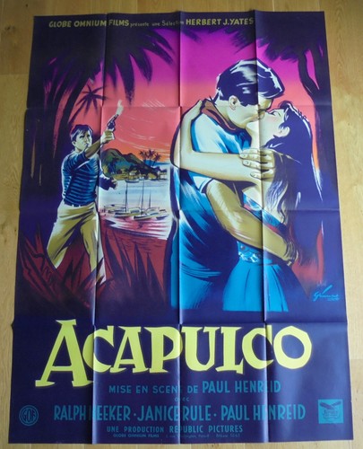 Acapulco affiche cinema - acapulco,