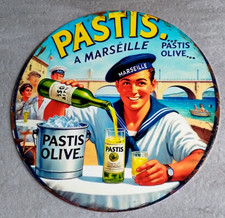 Plaque métal vintage Pastis a