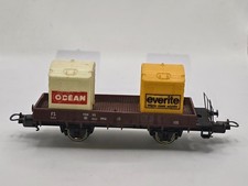 lima. wagon porte deux containers. océan et everite