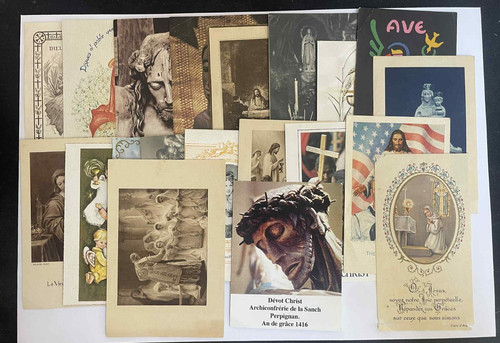 Lot images pieuses diverses - 20,