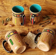 Lot de 4 tasses céramique