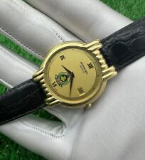 Montre commémorative dorée Raymond Weil logo des forces armées saoudiennes co...