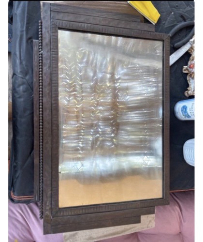 Miroir ancien bois - miroir,