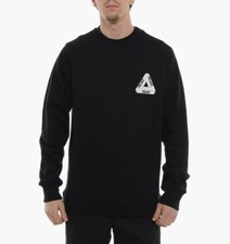 Sweat Palace Skateboards Tri-Ferg Crew OG original noir/blanc NEUF P8CTF001