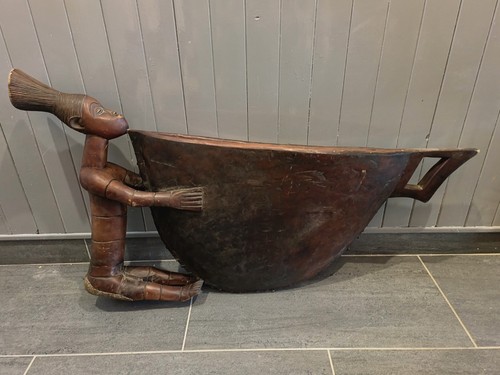 Tambour mangbetu art africain - tambour,