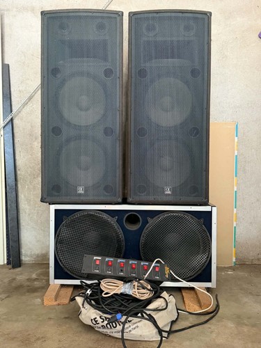Paire enceintes audio - d'enceintes, phony