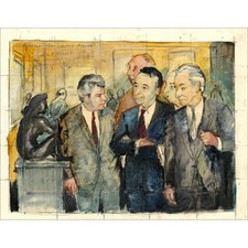 VIKO Victor - Dessin original "Etude pour "que l'Homme Figure - 2"" 32x41cm