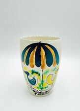 Small ceramic cup vase from Vallauris signed Cérenne France 1950s Er Capron