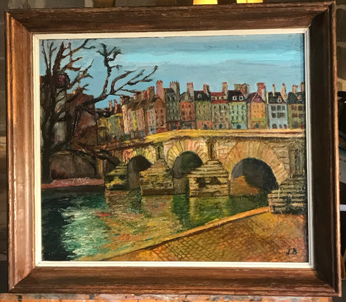 Tableau huile sur isorel