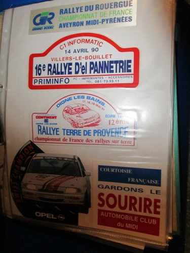 Lot autocollants sport auto - autocollants,