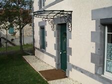 wrought iron awning, superb model for property,200cm by 130cm