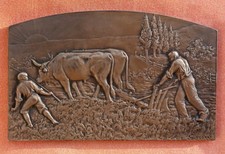 plaque médaille BRONZE