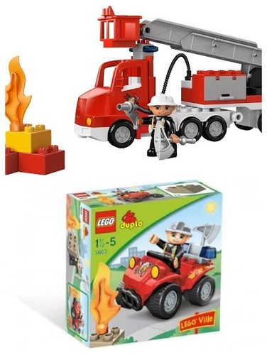 Lego duplo pompier lots - lego, 2