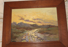 Huile sur toile école de