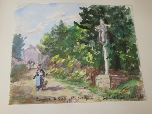 Rare dessin xix aquarelle - rare,
