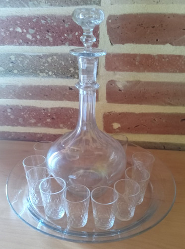 Service liqueur cristal - liqueur, en