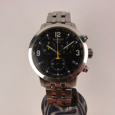 Tissot PRC 200 Chronograph Men’s Watch T055417A Black Dial Stainless Steel 42mm