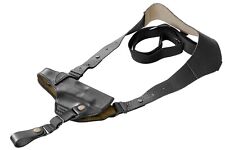 Shoulder and belt (OWB) leather holster for Glock