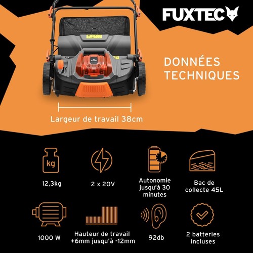 Fuxtec scarificateur sans - scarificateur, fil