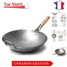 Wok Professionnel en Acier au