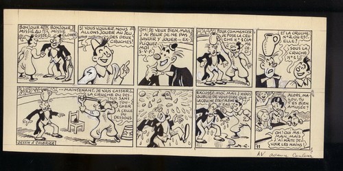 Cuvillier planche originale - planche,