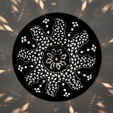 Oriental Plafonnier Lampe à Suspension Marocaine Tassa-Sonne D37cm