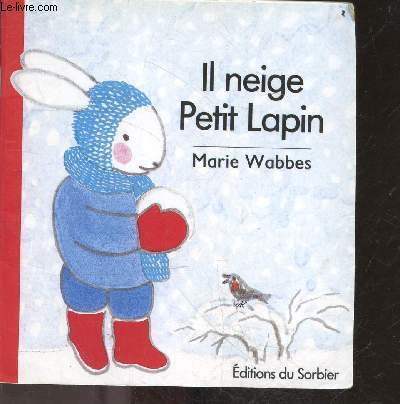 Neige petit lapin marie - lapin,