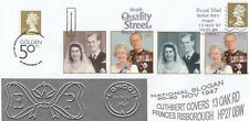 Golden Wedding DOUBLED Cuthbert FDC slogan Quality Street Wigan (b) 1997 (93872)