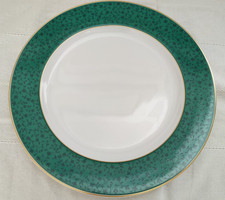 ASSIETTE DE PRÉSENTATION PORCELAINE BERNARDAUD LIMOGES LIBERTY VERT