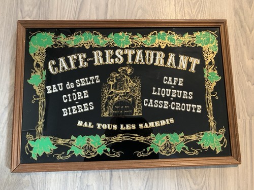 Tres rare ancien cadre bar - ancien, de