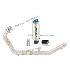 For Honda CBR500R CB500F CB500X 2013-2024 Exhaust Front Pipe Black Mufflers Tips