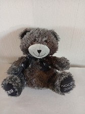 Peluche Doudou Nounours Ours Gris IKKS Nocibé - 2009 - avec son sac de protectil