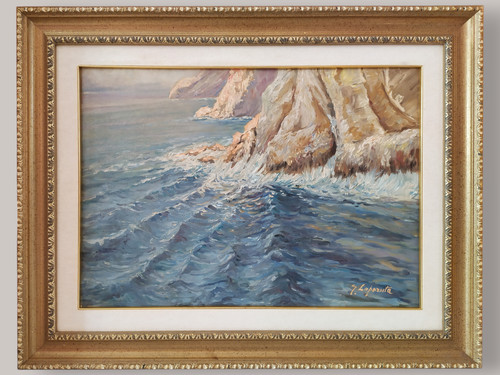 Marine paysage côtier - marine,